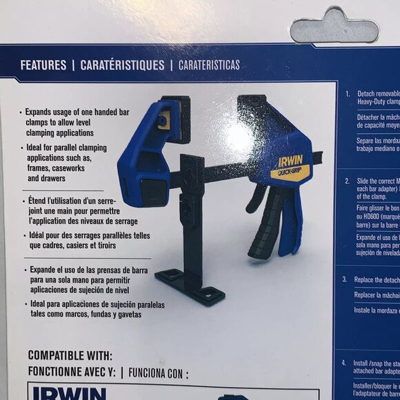 Clamp Stand for Medium-Duty and Heavy-Duty Clamps IRWINQUICK-GRIP STAND - Picture 6 of 9